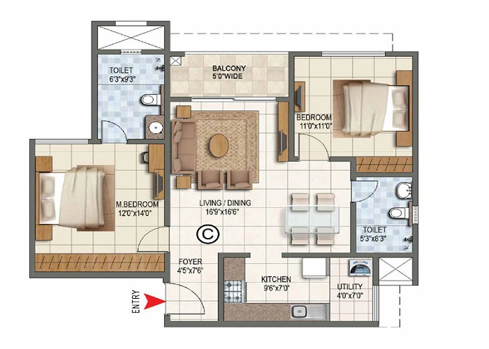 Featured Image of 2 BHK apartments in Devanahalli